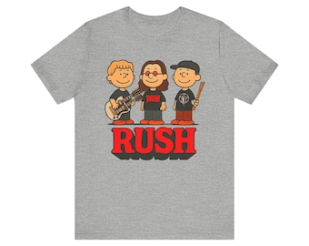 Rush Band Charlie Brown Mashup T-Shirt