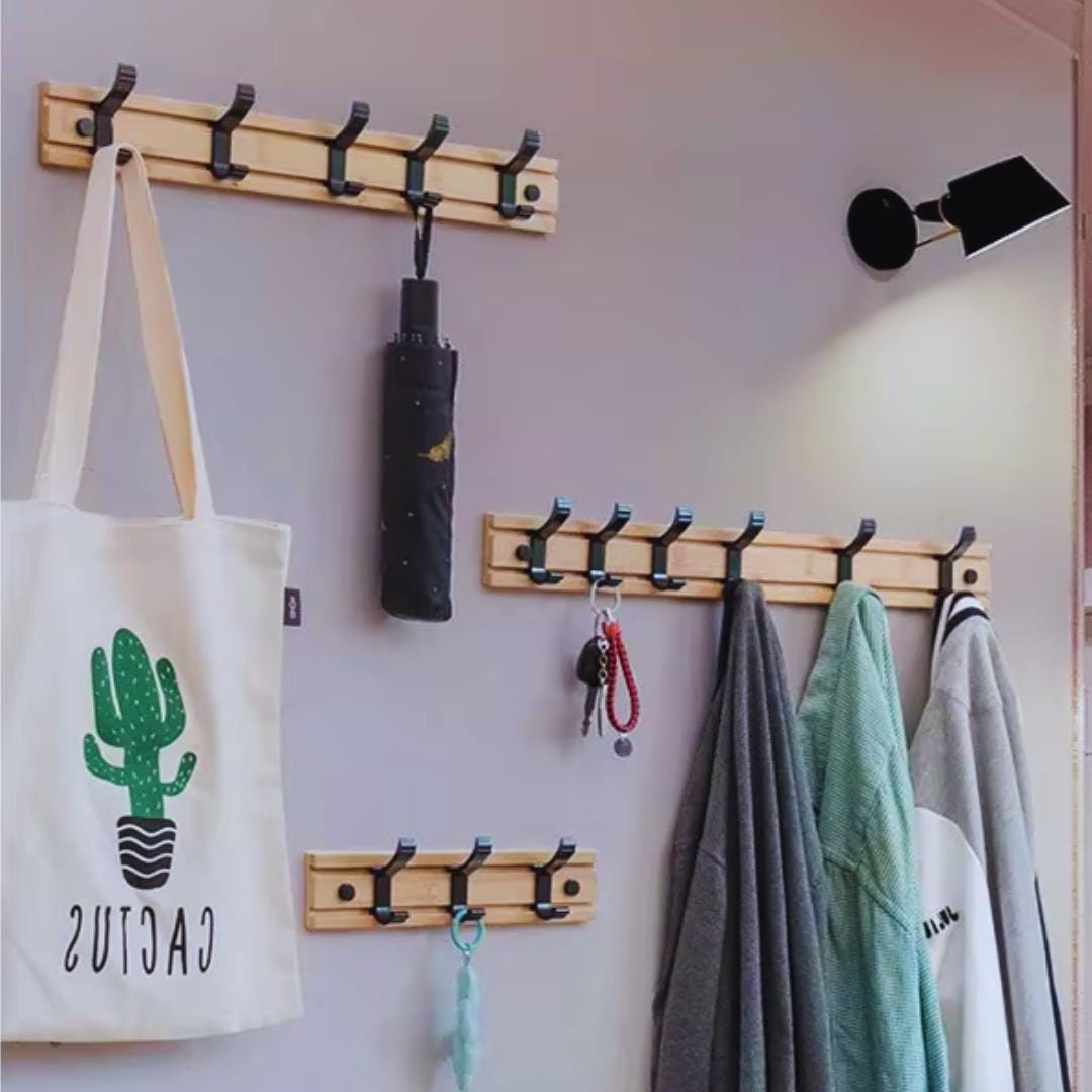 Sliding Hook Rack Wall-mounted Sliding Hook Rack - Etsy