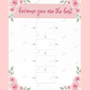 Sequential Flowchart Planner | ADHD Brain Dump Template (PDF, JPG)