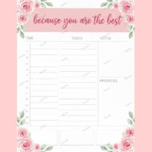 Planer für tägliche Aufgaben | ADHS Braindump Vorlage | Mind Map PDF (Digitaler Download)