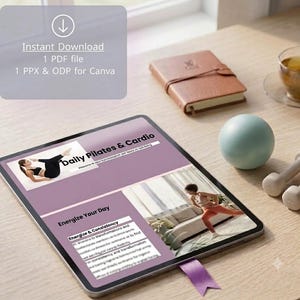 Daglig Pilates Cardio-guide – 6-stegs träning hemma (digital nedladdning)
