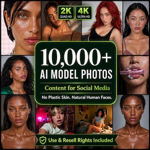 10,000+ Realistic AI Model Stock Photos Social Media
