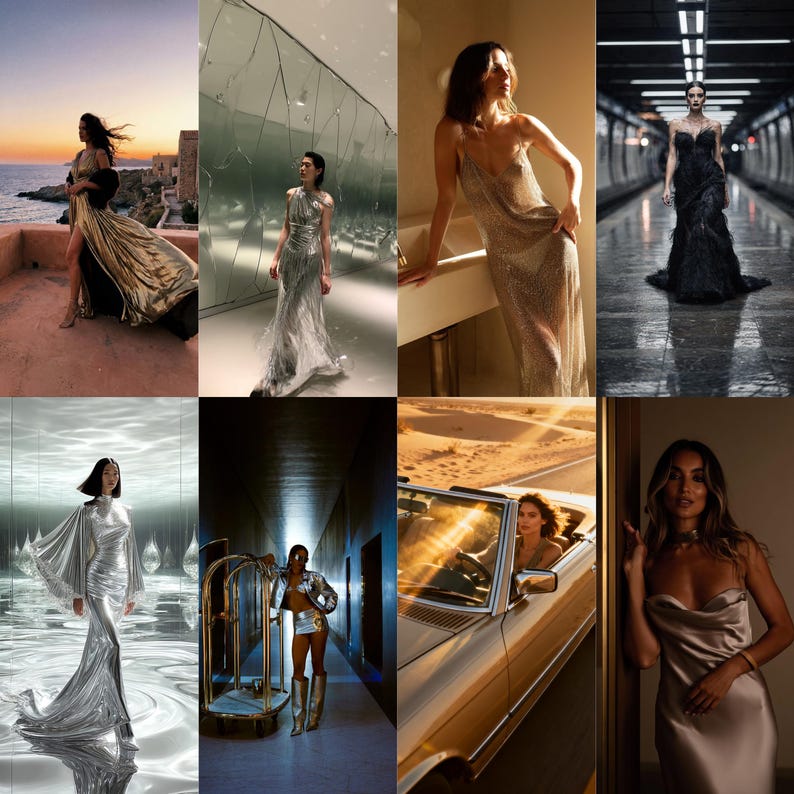 High Class Models Runway Fashion AI Model Photos 200 Luxury Brand Visuals - Etsy