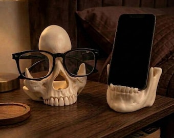 BUY AS A SET!  Mandible Lecter/Phone Stand    |    Peeper Keeper/Glasses Stand