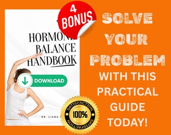 Manual de equilibrio hormonal para mujeres / Guía de bienestar natural (Descarga PDF)