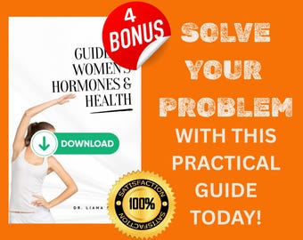 Guía de equilibrio hormonal para mujeres / Libro electrónico de bienestar (Descarga instantánea en PDF)