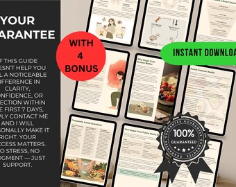 Sugar-Free Snack List | 40 Healthy No-Sugar Snacks | Weight Loss & Energy Guide | Printable PDF