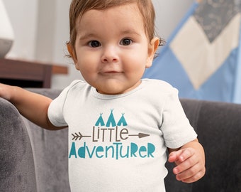 Little Adventurer Onesie® - Baby Boy Onesie® - Baby Boy Clothes - Baby Shower Gift - New Baby Gift - Baby Onesie®