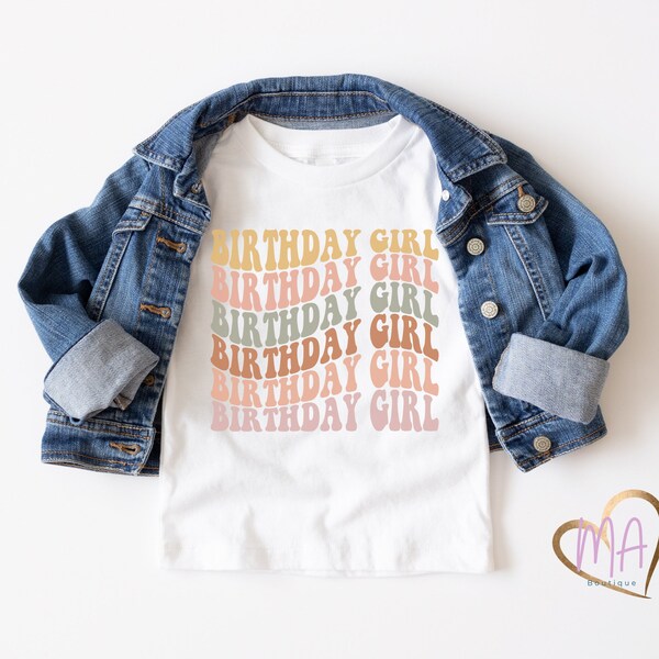 Birthday Shirt for Girl Birthday Girl Shirt Girls Birthday Tee 1st Birthday Shirt Birthday Party Shirt Birthday Girl Onesie®