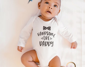 Handsome Just Like Daddy onsie