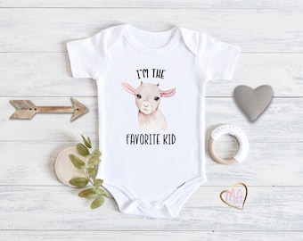 Farm baby Shower Goat Bodysuit Goat Baby Clothes Funny Baby Shirts® Boy Funny Baby Shirts l farm baby gifts gender neutral baby shower gift