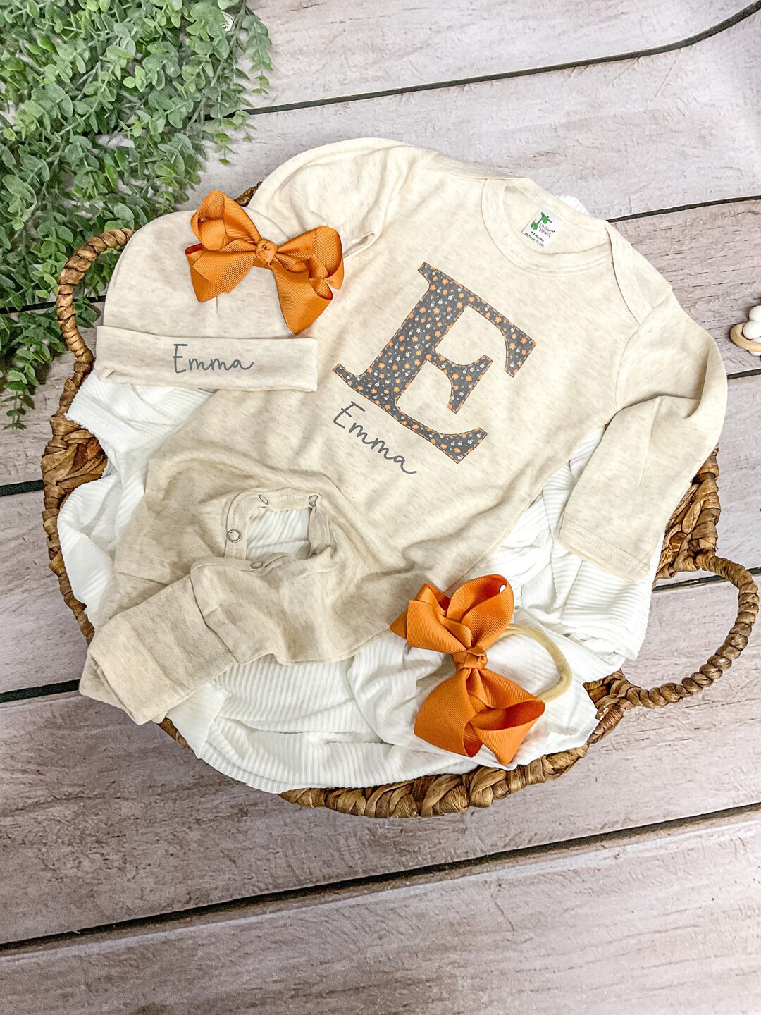 Going Home Outfit Baby Outfit Girl Personalized Baby Girl Outfit Set