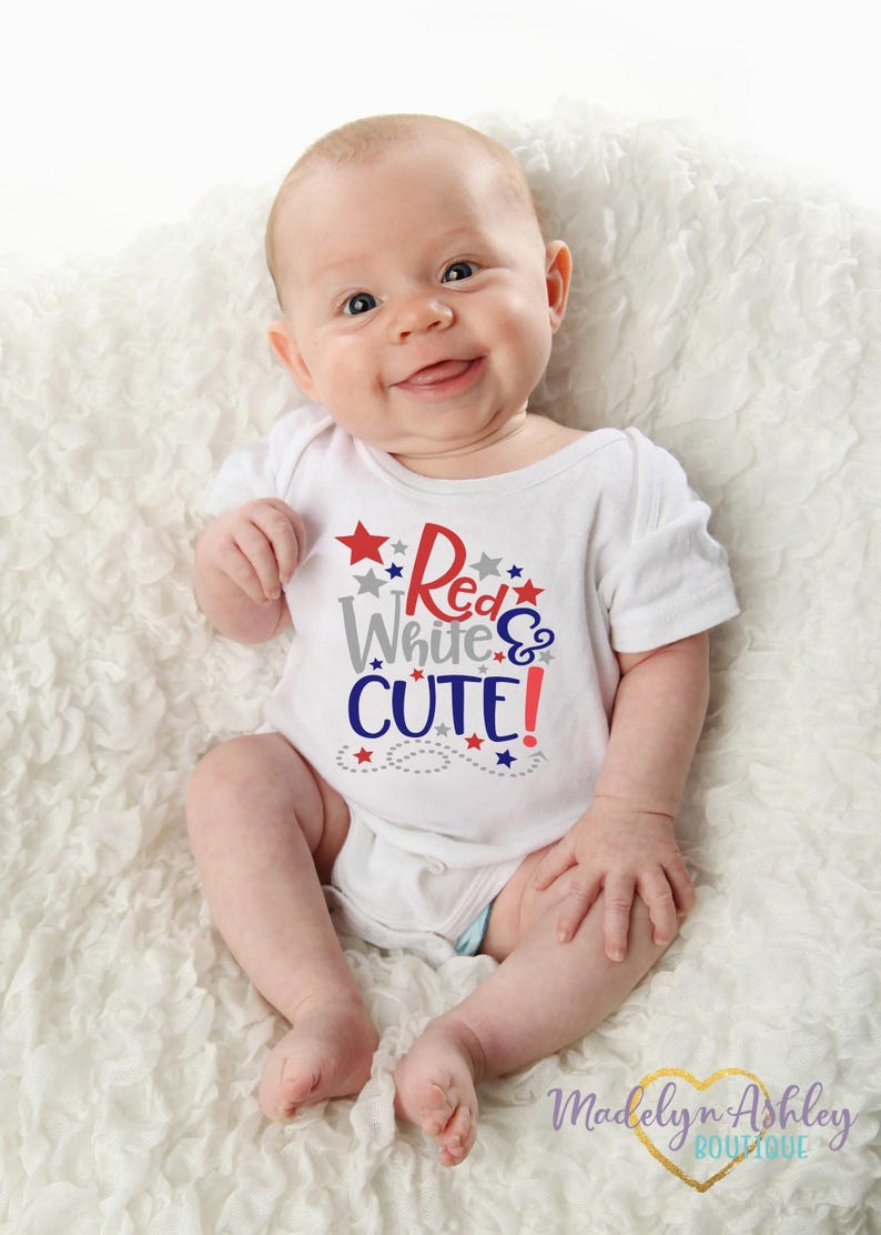 4th of July Baby Bodysuit 4th of July Baby Fourth of July Bodysuit First 4th of July Bodysuit Fourth of July Baby image 2