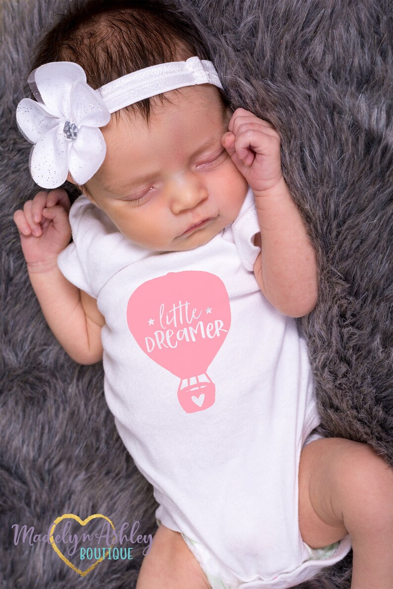 Baby Girl Onesie® Little Dreamer Onesie® Baby Girl Clothing Etsy