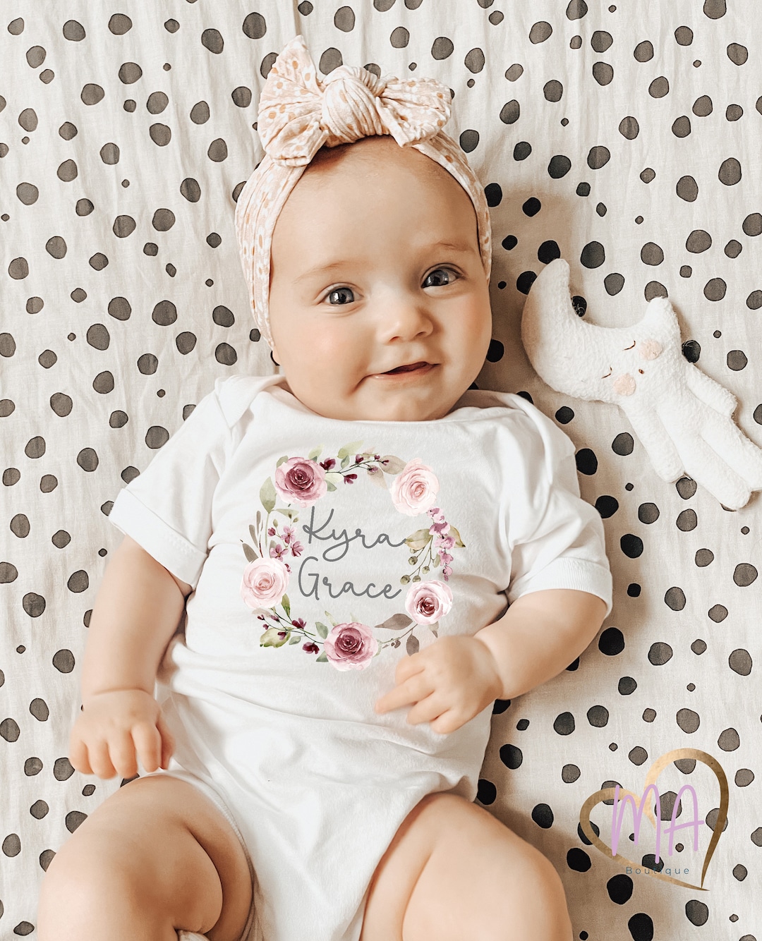 Personalized Baby Onesies® Girl Custom Onsies for Babies Girl Baby Girl