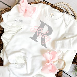Baby Girl Coming Home Outfit Baby Girl Clothes Newborn Girl Coming Home Outfit Newborn Girl Clothes Baby Girl Gift Pink baby outfit