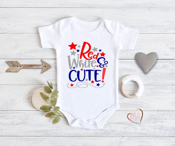 4th of July Baby Bodysuit   4th of July Baby  Fourth of July Bodysuit  First 4th of July Bodysuit  Fourth of July Baby