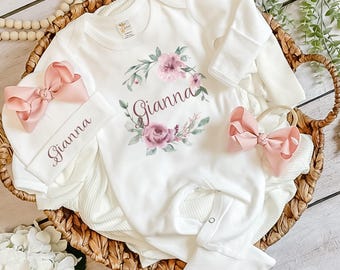 Newborn girl coming home outfit baby girl coming home outfit baby girl clothes going home outfit girl baby girl coming home outfit newborn