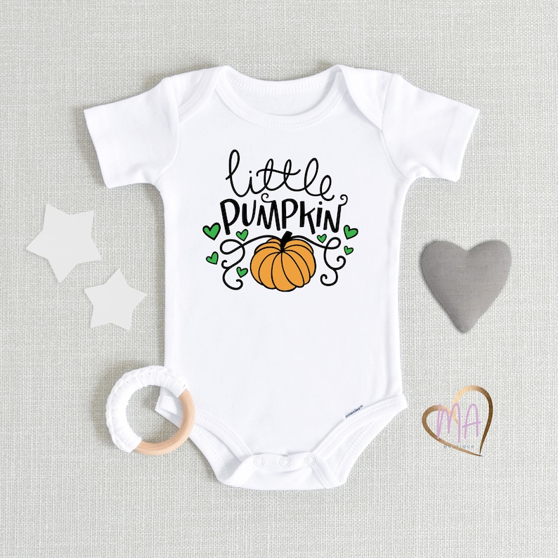 Little Pumpkin Onesie® Baby Pumpkin Onesie® Halloween Etsy