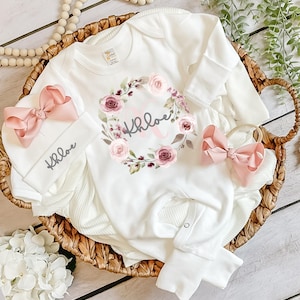 Newborn girl coming home outfit baby girl coming home outfit newborn girl coming home newborn outfit baby girl clothes for baby girl outfits