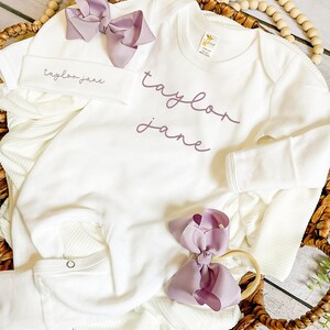Purple newborn outfit purple baby clothes newborn girl coming home outfit baby girl clothes purple coming home outfit take home outfit girl