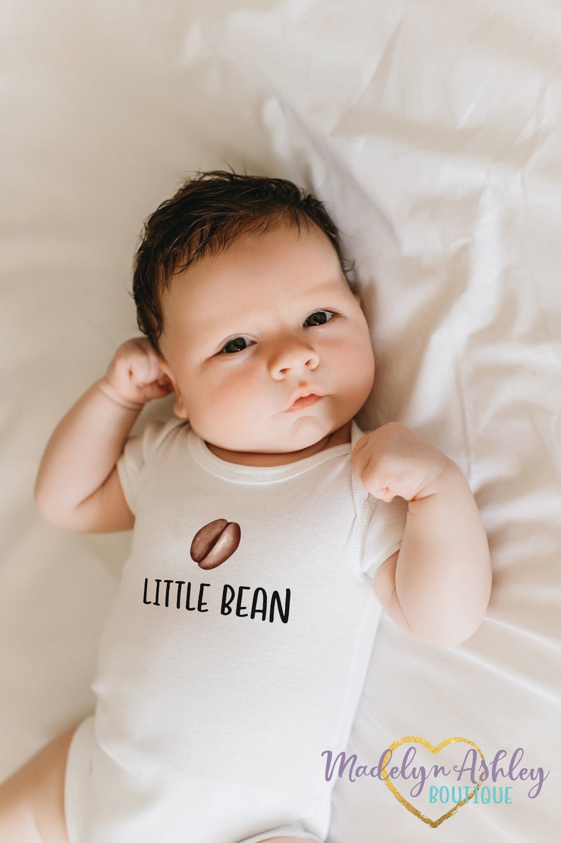 Baby Clothes Little Bean Coffee Onesie® Baby Clothes Etsy