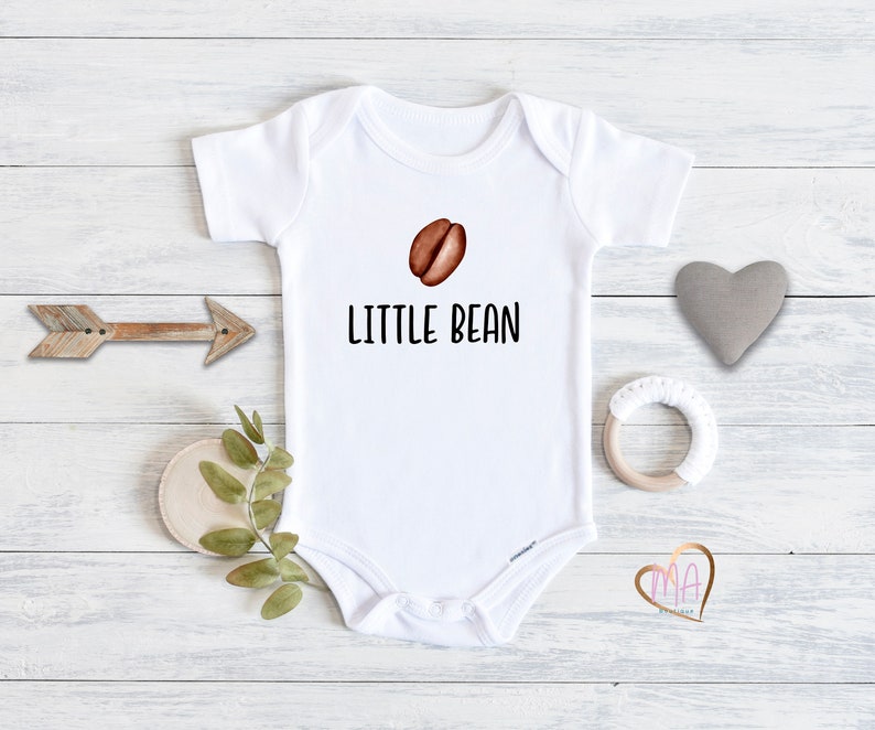 Baby Clothes Little Bean Coffee Onesie® Baby Clothes Etsy