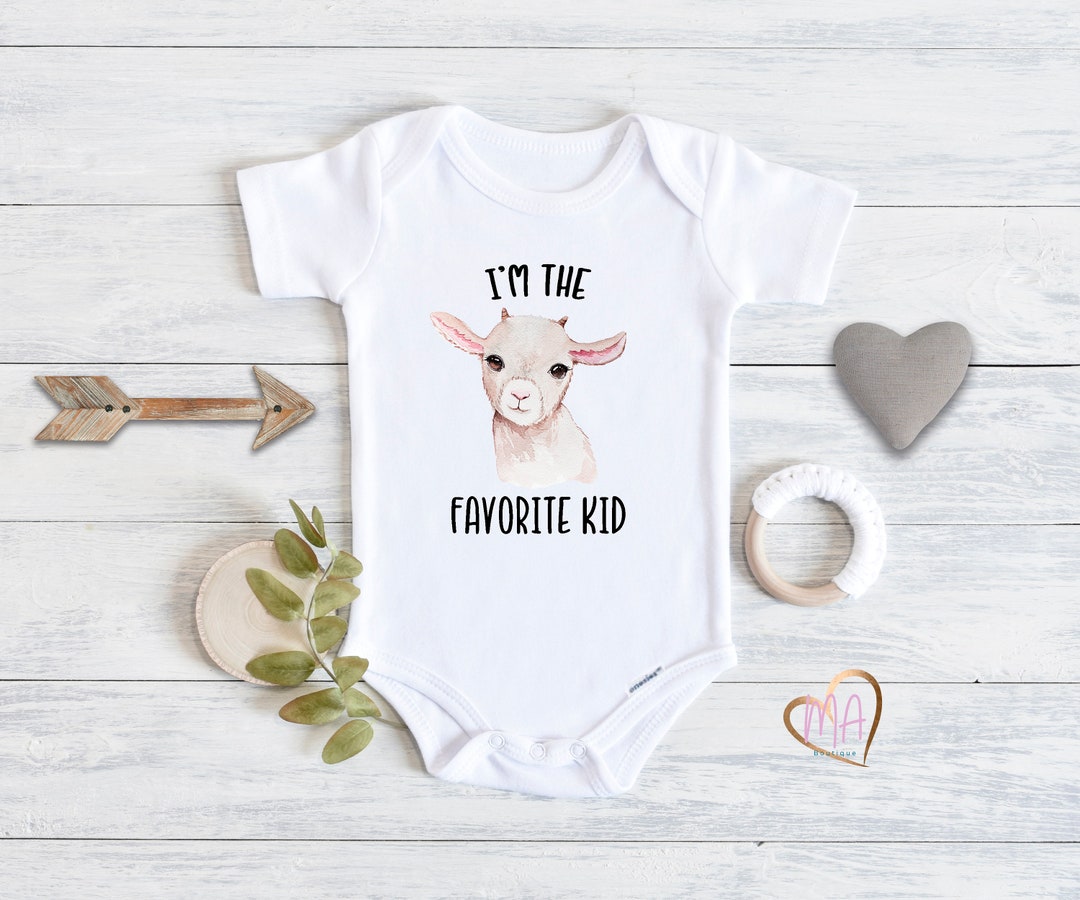 Goat Onesie® Goat Baby Clothes Funny Baby Onesies® Boy Funny Baby
