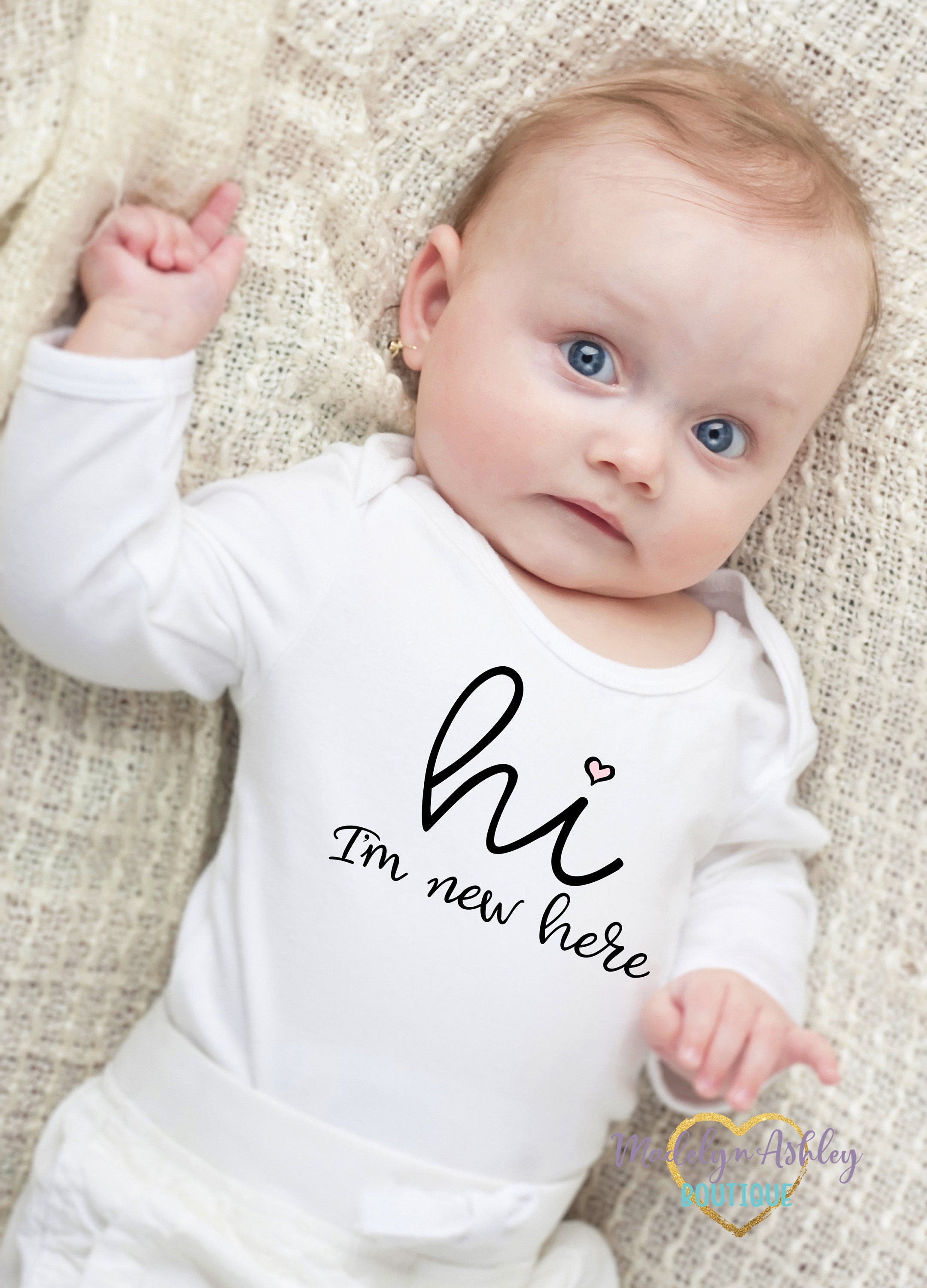 Name Announcement Outfit Newborn Baby Girl Outfit Newborn Girl Coming Home Outfit Alphabet Bodysuit N is for Name Fall Baby