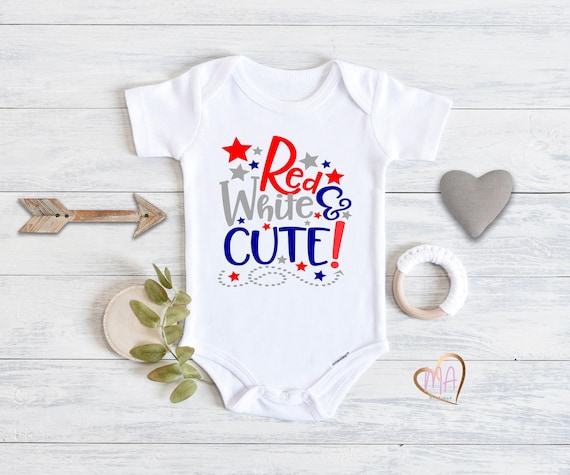 4th of July Baby Bodysuit   4th of July Baby  Fourth of July Bodysuit  First 4th of July Bodysuit  Fourth of July Baby