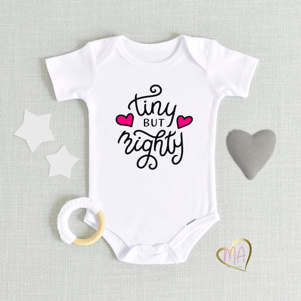 Tiny but Mighty Baby Onesie®, Nicu Baby Onesie®, Baby Girl Clothes, Baby Clothes, New Baby, Baby Shower Gift, Baby Gift