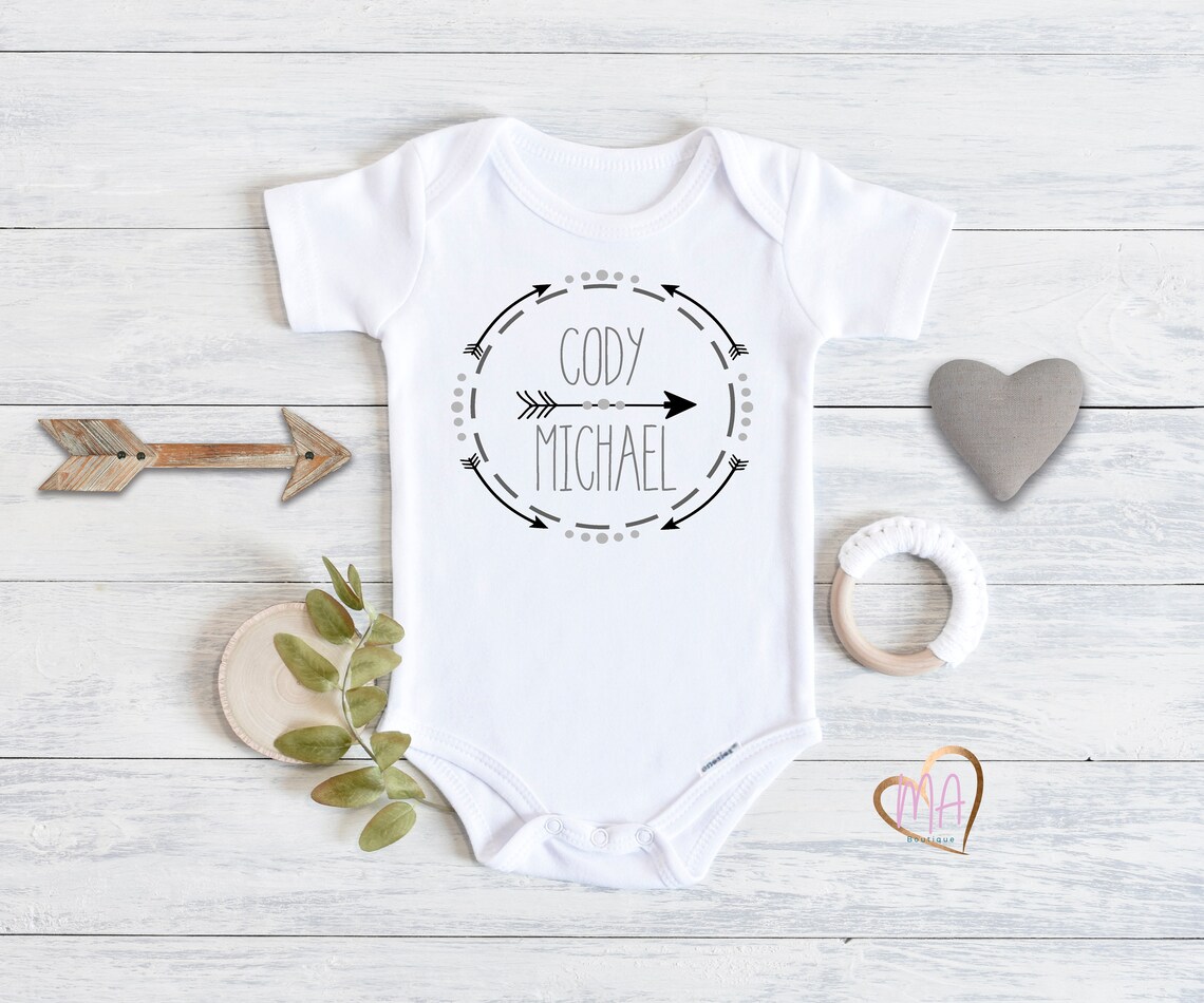 Personalized Baby Boy Onesie® Baby Boy Onesie® Baby Boy Etsy