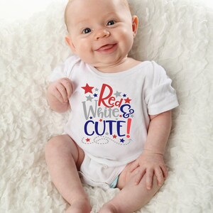 4th of July Baby Bodysuit 4th of July Baby Fourth of July Bodysuit First 4th of July Bodysuit Fourth of July Baby Bild 2