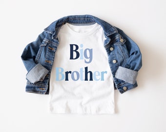 Chemise Big Brother-Big Brother faire-part Chemise-Big Brother Outfit-Big Brother chemise Annonce-Big Brother cadeau-Big Brother