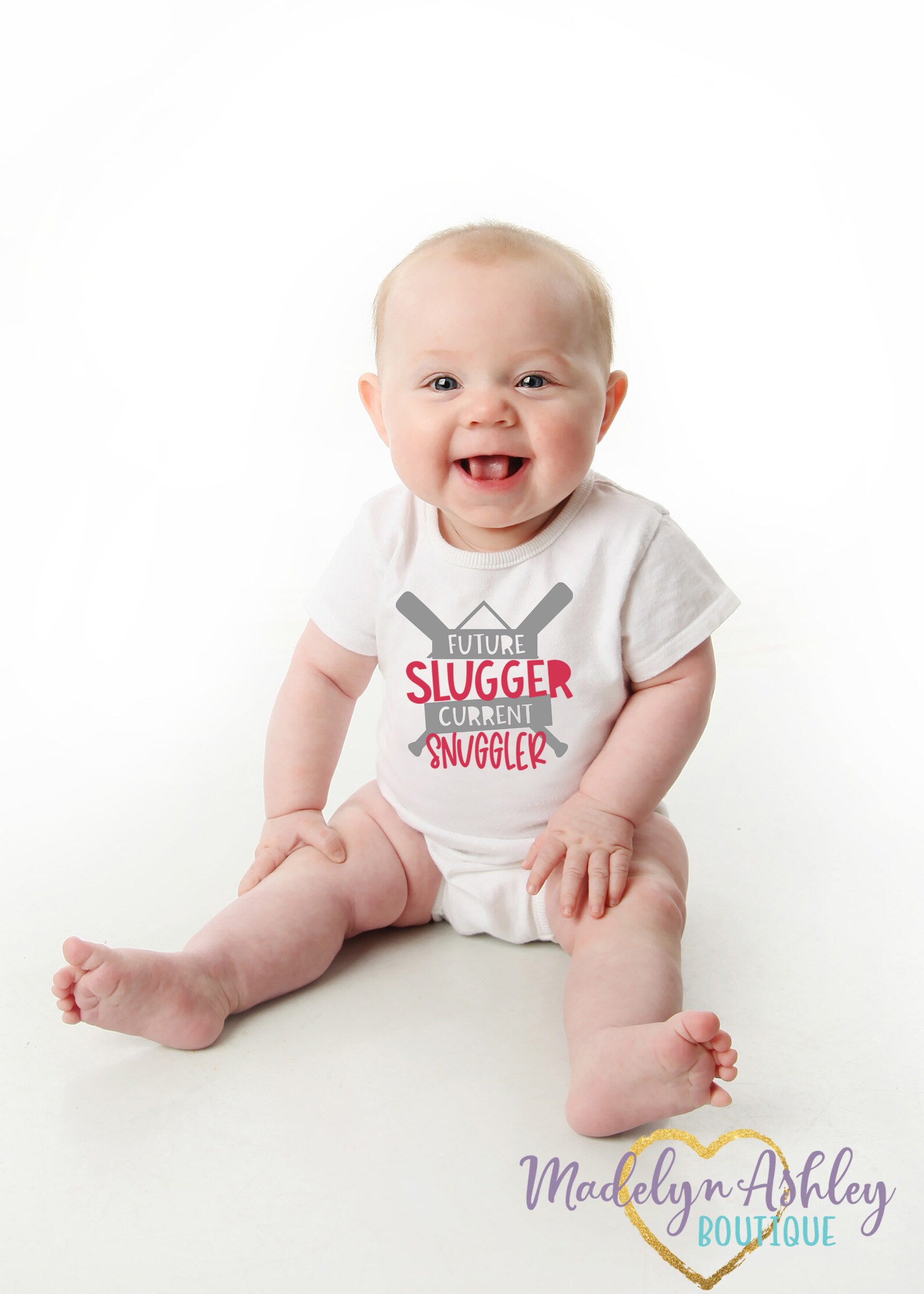 Baseball Onesie® Baby Boy Onesie® Future Slugger Onesie® Etsy