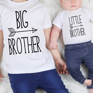 Big Brother Little Brother Shirts - Sibling Shirts - Big Brother Shirt - Little Brother Shirt - Big Brother Little Brother Tee -New Baby