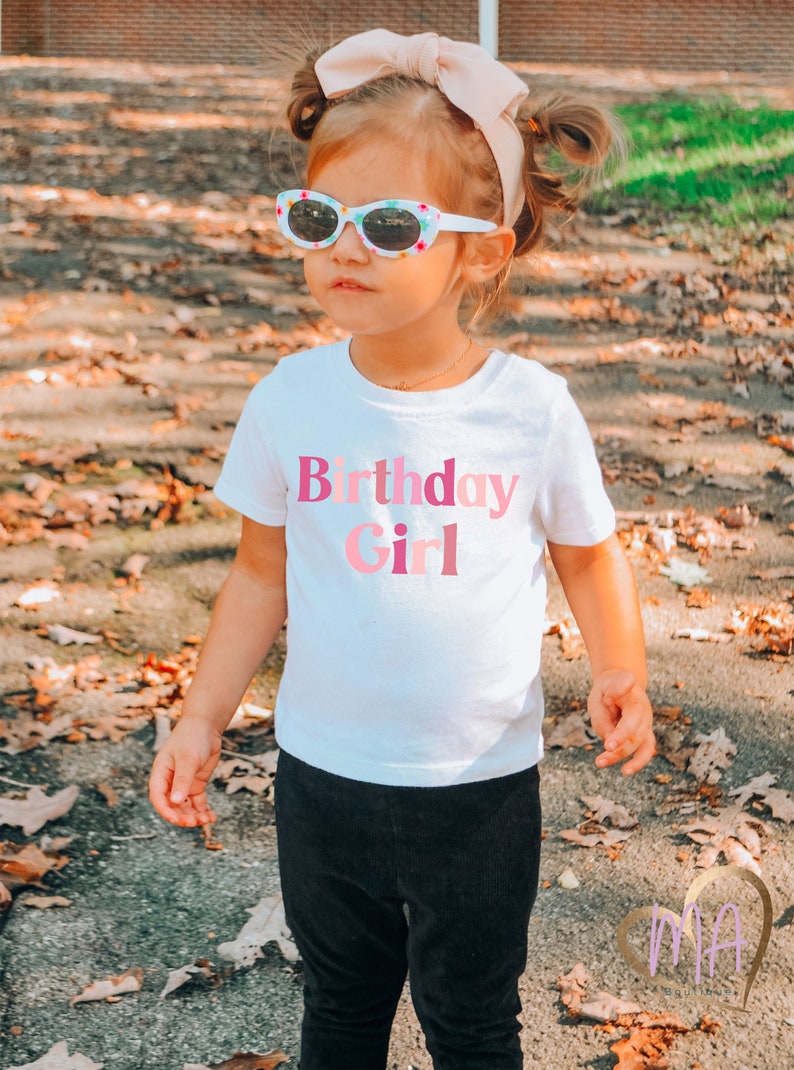 Girls Birthday Shirt Girls First Birthday Birthday Shirt Girl Birthday Tee 1st Birthday Girls Birthday Birthday Girl Outfit Birthday Girl image 2