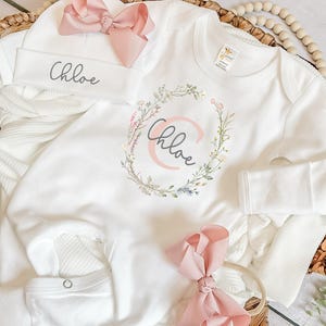 Newborn girl coming home outfit baby girl coming home outfit baby coming home outfit girl personalized baby girl going home outfit summer