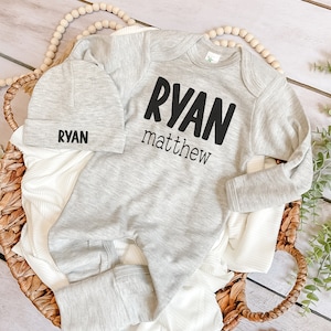 Newborn boy coming home outfit baby boy coming home outfit personalized baby boy going home outfit boy coming home outfit newborn boy outfit