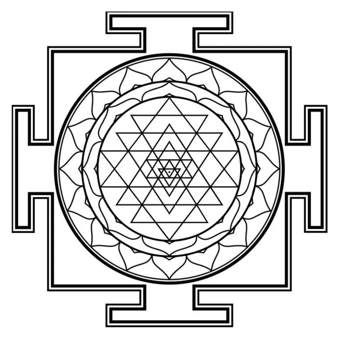 Sri Chakra/sri Yantra, the King of All Yantras, Digital Download - Etsy