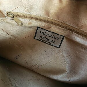 Vintage Valentino Orlandi Black Quilted Leather Shoulder Bag Made in Italy Gold image 8
