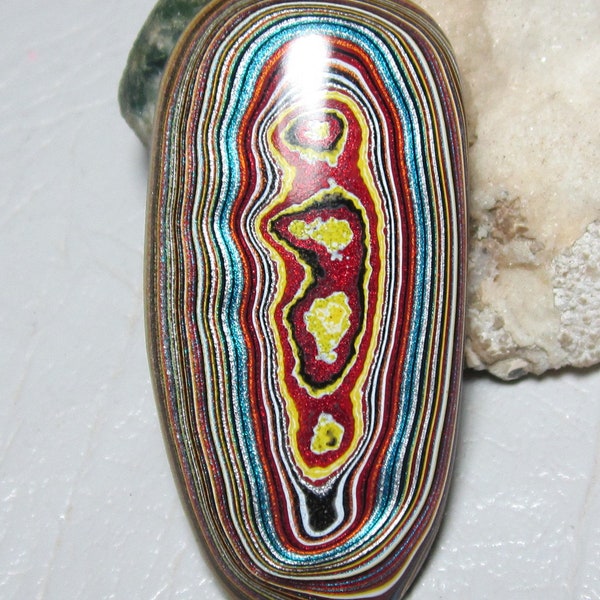 Fordite, Fordite cabochon, Fordite jewelry, Fordite pendant, Detroit agate