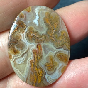 Designer Cabochon, TUBE AGATE