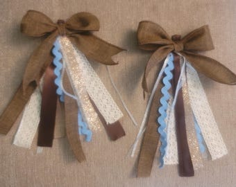 Handmade Cowgirl Boot Bows: GirlScout edition!! (Brownie)