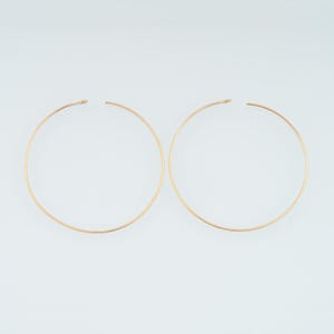 A Pair 14K Gold Filled Thin Hoop Earrings, Waterproof Never Fade Huggie Hoops,Minimalist Everyday DIY Jewelry Ear Stack Jewelry