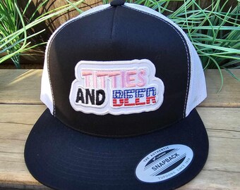 Titties and beer Yupoong 6006 flat bill snapback 5 colors
