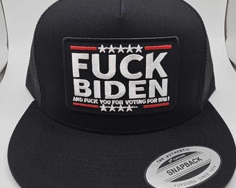 F*CK BIDEN Yupoong 6006 flat bill snapback 8 colors