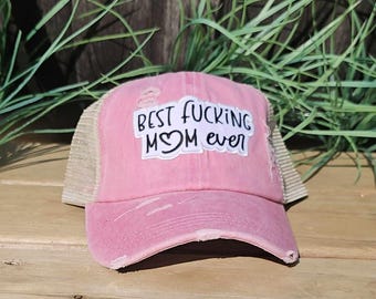 Best F*cking Mom Ever Snapback - Yupoong 6006 -8 Color Options