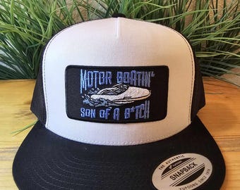 MOTOR BOATIN upoong 6006 flat bill snapback 5 colors