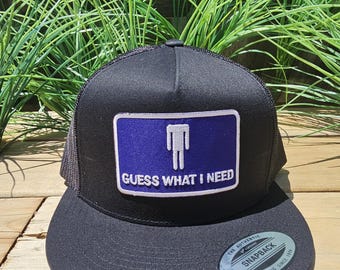 Guess what I need Yupoong 6006 flat bill snapback 5 colors